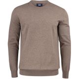 Cutter & Buck Oakville Crewneck Heren 355416 - Nougat Mélange - S