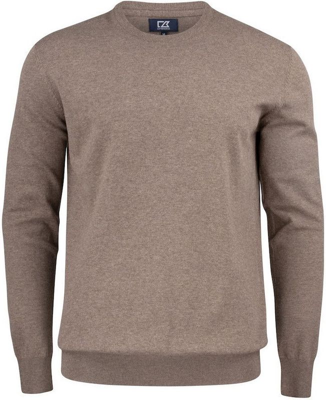 Cutter & Buck Oakville Crewneck Heren 355416 - Nougat Mélange - S