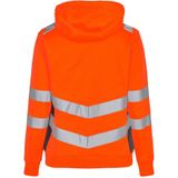 F. Engel 8027 Safety Ladies Sweat Cardigan Orange/Anthracite