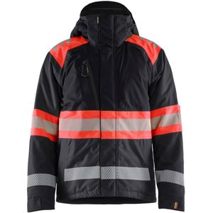 Blåkläder 4480-1977 Winterjas High Vis Zwart/High Vis Rood