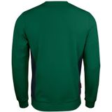 Jobman 5402 Roundneck Sweatshirt Bosgroen/Zwart