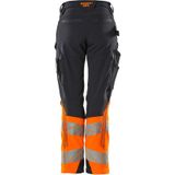 Mascot - 19178-511 - Werkbroek - Donkermarine/Hi-Vis Oranje - Waterafstotend, Ergonomisch, CORDURA® Kniezakken