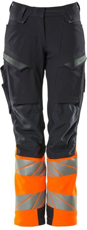 Mascot - 19178-511 - Werkbroek - Donkermarine/Hi-Vis Oranje - Waterafstotend, Ergonomisch, CORDURA® Kniezakken