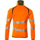 Mascot 19103-315 Fleecetrui met rits Hi-Vis Oranje/Mosgroen