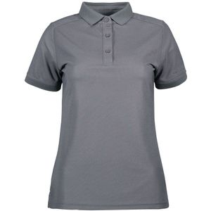 Geyser ID G11006 Woman Functional Polo Shirt Silver Grey Size 3XL