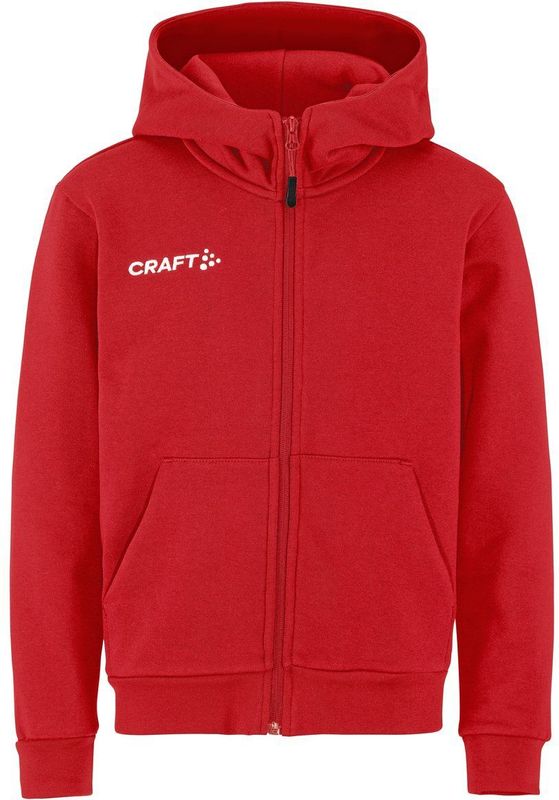 Craft - Community 2.0 Logo FZ Hoodie - Kinderen - Bright Red