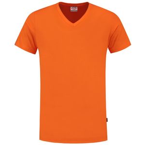 Tricorp 101005 T-Shirt V Hals Slim Fit Oranje