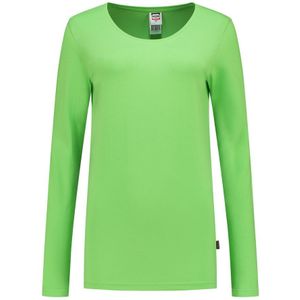 Tricorp 101010 T-Shirt Lange Mouw Dames Lime maat 5XL