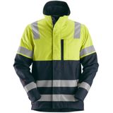 Snickers 1560 ProtecWork Jack High-Vis Klasse 1 Marineblauw/High-Vis Geel