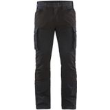 Blåkläder 1457-1147 Service werkbroek denim stretch Marineblauw/Zwart maat D84