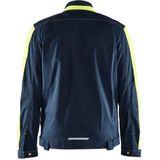 Blåkläder 4444-1832 Industrie jack stretch Donker marineblauw/High vis geel maat 4XL