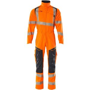 Mascot 19519-236 Overall met kniezakken Hi-Vis Oranje/Donkermarine