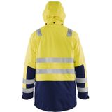 Blåkläder 4495-1987 Winterparka High Vis High Vis Geel/Marineblauw maat XXXL