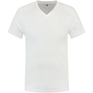 Tricorp 101005 T-Shirt V Hals Slim Fit Wit
