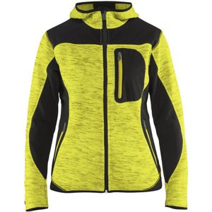 Blåkläder 4931-2117 Dames Vest met Softshell High Vis Geel/Zwart maat L