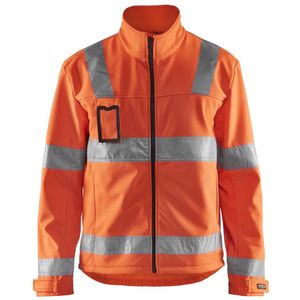 Blåkläder 4838-2517 Softshell Jack High Vis High Vis Oranje maat 4XL