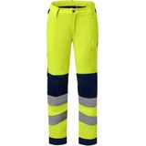 HAVEP 80620 Damesbroek High Visibility+ Fluo Geel/Marine maat D38