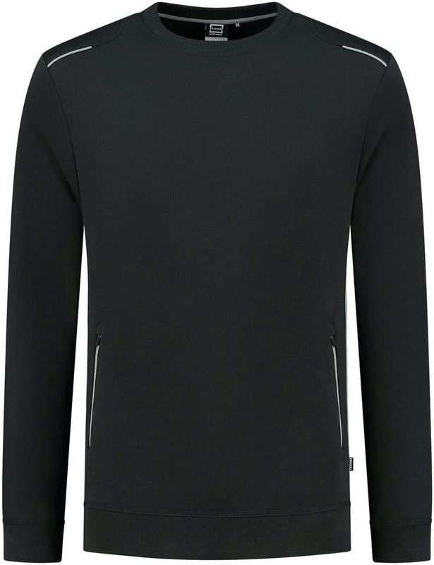 Tricorp 302703 Sweater Accent Zwart/Grijs maat XL