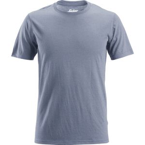 Snickers - 2527 - Wollen T-shirt - Donkerblauw melange