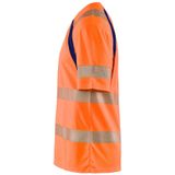 Blåkläder 3397-1013 High Vis T-shirt met UV-bescherming Oranje/Marineblauw