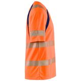 Blåkläder 3397-1013 High Vis T-shirt met UV-bescherming Oranje/Marineblauw