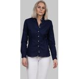 J. Harvest & Frost Yellow Bow 54 Dames Navy maat XXL