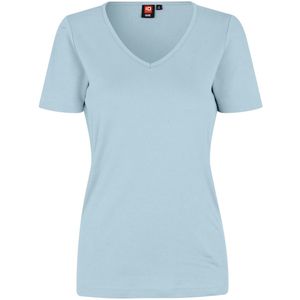 Pro Wear by Id 0506 Interlock T-shirt V-neck women Light blue