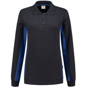 Tricorp 302002 Polosweater Bicolor Dames Marineblauw/Korenblauw