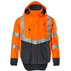 Mascot 15501-231 Shell jas Hi-Vis Oranje/Donkermarine