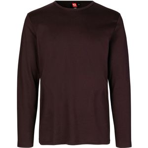 Pro Wear by Id 0518 Interlock T-shirt long-sleeved Dark bordeaux