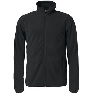 Clique Basic Micro Fleece Jacket Heren Zwart