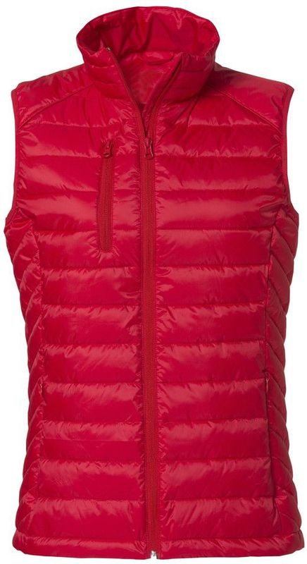 Clique Hudson Vest Ladies Rood maat S