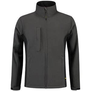 Tricorp 402002 Softshell Donkergrijs-Zwart maat L