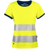 Projob 6012 Dames T-Shirt Geel/marine