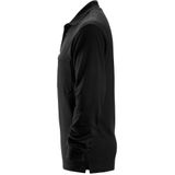Snickers 2660 ProtecWork Poloshirt met Lange Mouwen Zwart maat L