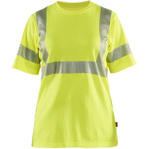 Blåkläder 3502-2537 Dames T-shirt High Vis High Vis Geel maat L