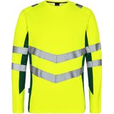 Engel - Safety T-shirt - Hi-vis Yellow / Green - Lange Mouwen - EN ISO 20471 Klasse 2