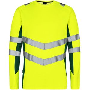 Engel - Safety T-shirt - Hi-vis Yellow / Green - Lange Mouwen - EN ISO 20471 Klasse 2