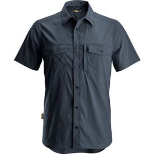 Snickers - 8520 LiteWork - Shirt - Marineblauw - Korte Mouwen
