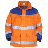 Hydrowear Fulda Parka Oranje/Kobalt maat S