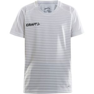 Craft Pro Control Stripe Jersey Jr Kinderen White/Silver maat 134/140