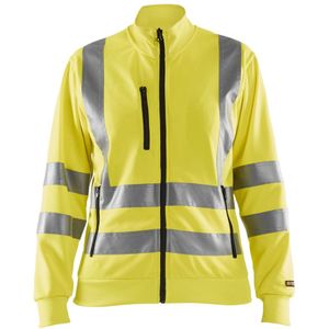 Blåkläder 3308-1974 Dames Sweatshirt High Vis High Vis Geel maat XS