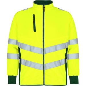 Engel - Safety Fleece Jack - Hi-vis Yellow / Green - 6XL