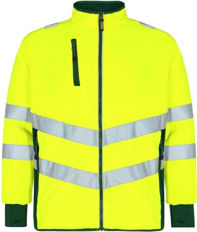 Engel - Safety Fleece Jack - Hi-vis Yellow / Green - 6XL