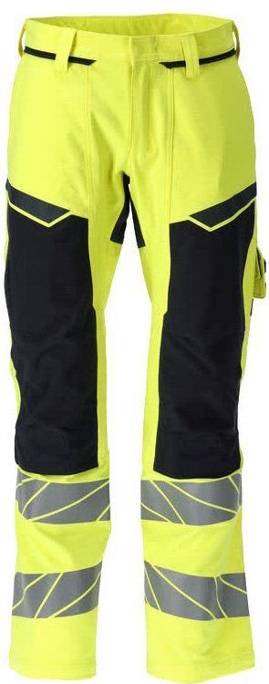 Mascot - 21079-284 - Werkbroek - Hi-Vis Geel/Donkermarine - Met Kniezakken