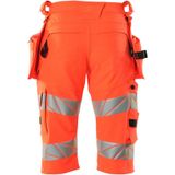 Mascot Accelerate Safe Shorts, lange met spijkerzakken 19349-711 - Hi-Vis rood