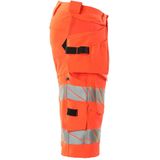 Mascot Accelerate Safe Shorts, lange met spijkerzakken 19349-711 - Hi-Vis rood