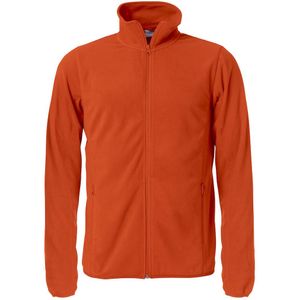 Clique Basic Micro Fleece Jacket Heren Dieporanje