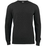 Cutter & Buck Blakely Knitted Sweater Heren Antraciet Melange