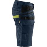 Blåkläder 1494-1330 Service short met spijkerzakken Donker marineblauw/High vis geel maat C44